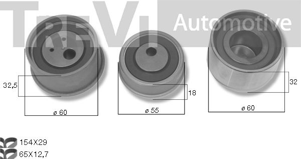 TREVI AUTOMOTIVE Hammashihnasarja KD1509